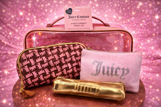 Juicy Couture 4-Piece Compact Travel Set