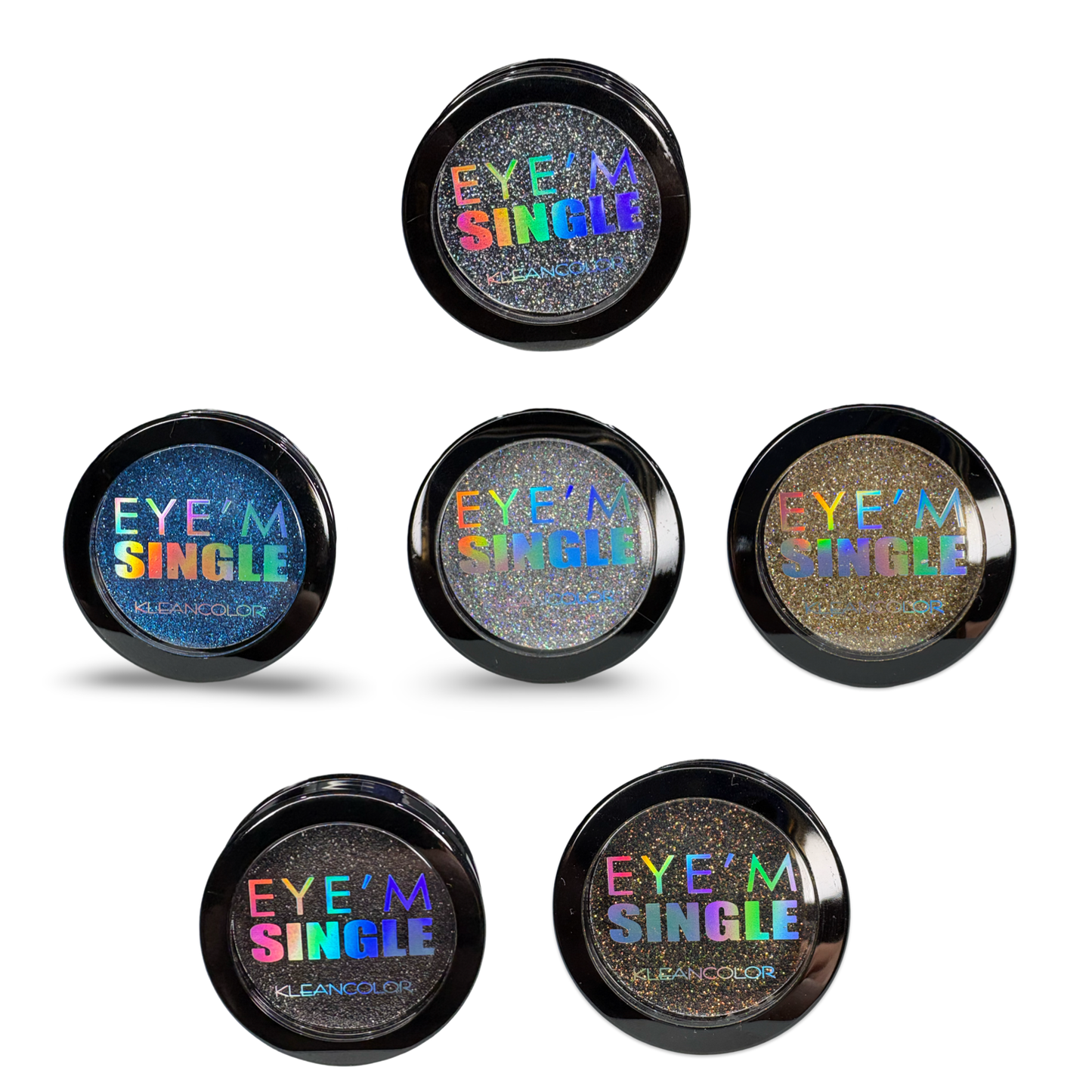 KleanColor Eye'M Single Glitter Pots Bundle