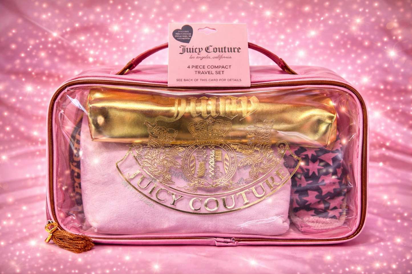 Juicy Couture 4-Piece Compact Travel Set