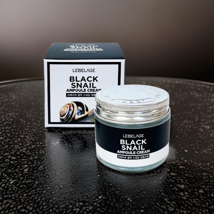 LEBELAGE - Black Snail Ampoule Cream