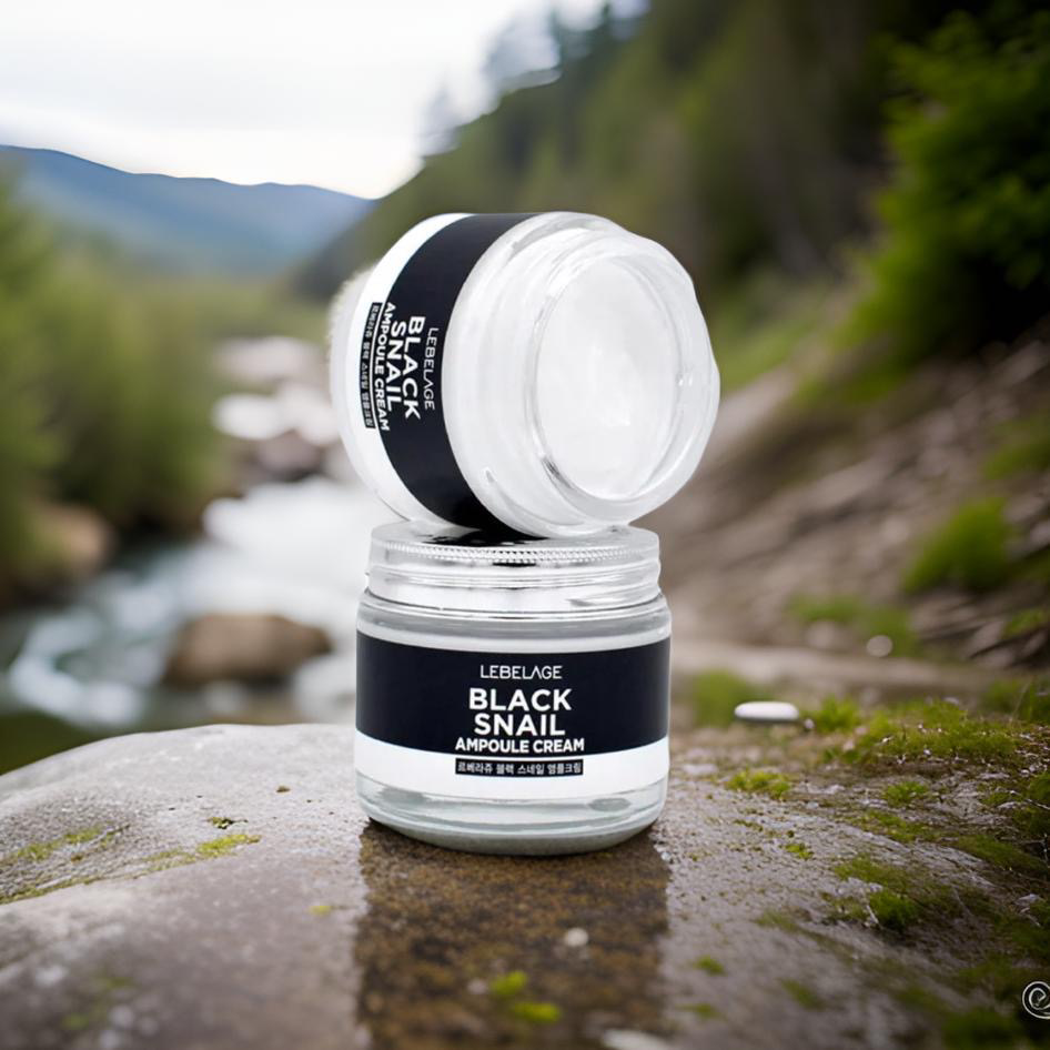 LEBELAGE - Black Snail Ampoule Cream