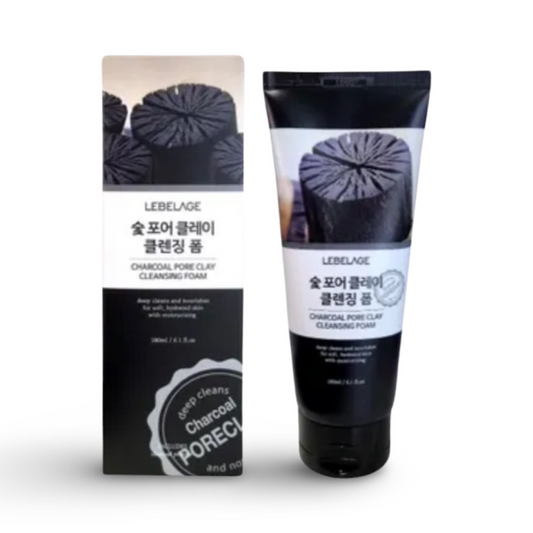 LEBELAGE - Charcoal Pore Clay Cleansing Foam