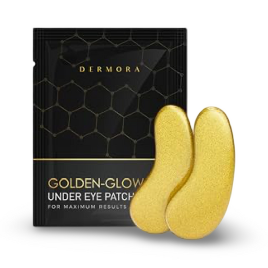 DERMORA Golden Glow Under Eye Patches (1 Pair)