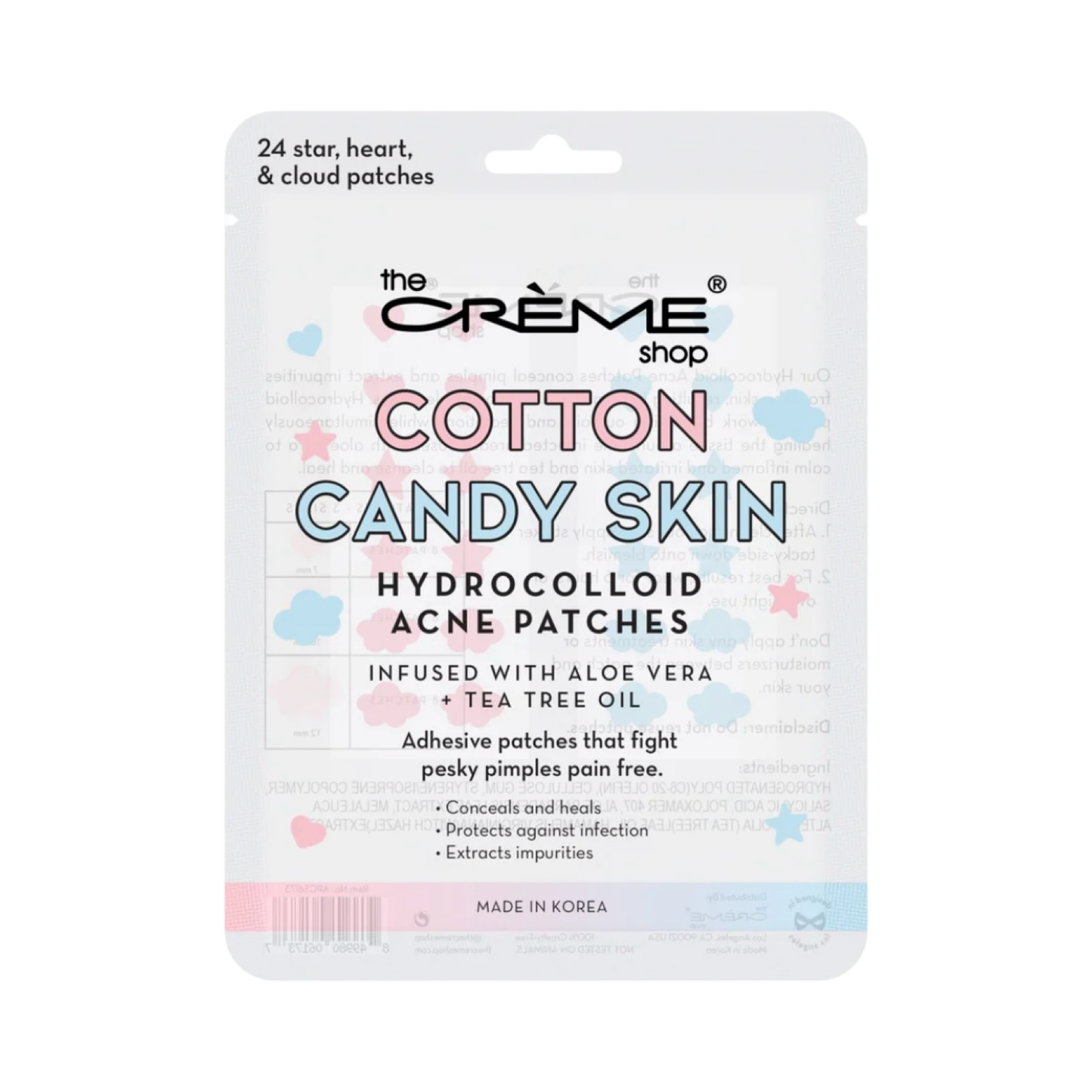 The Creme Shop Cotton Candy Skin Hydrocolloid Acne Patches