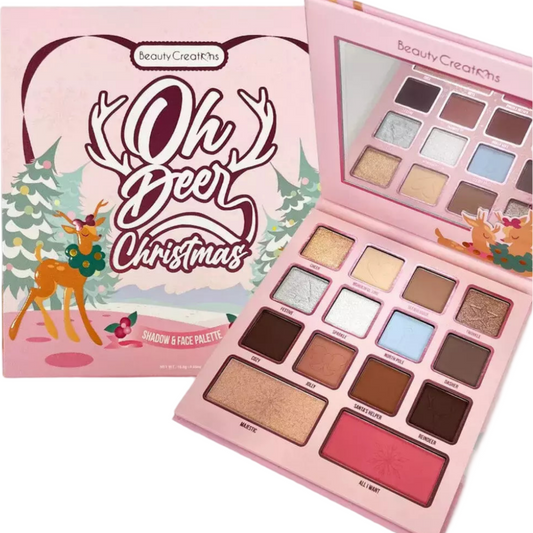 Beauty Creations Oh Deer Christmas Shadow and Face Palette