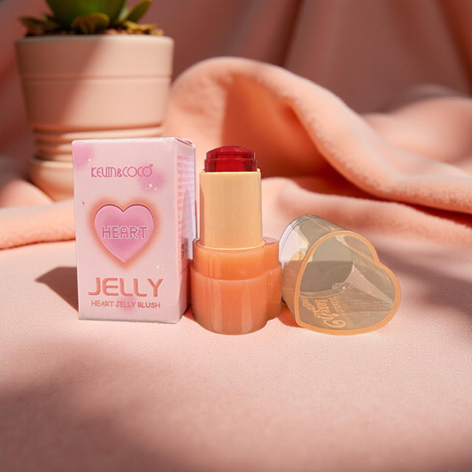 Kevin & Coco Heart Jelly Blush #04 Deep Rose