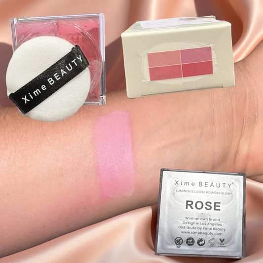 Xime Beauty Luminous Loose Blush Powder Rose