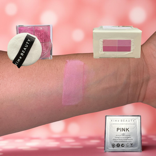 Xime Beauty Luminous Loose Blush Powder Pink