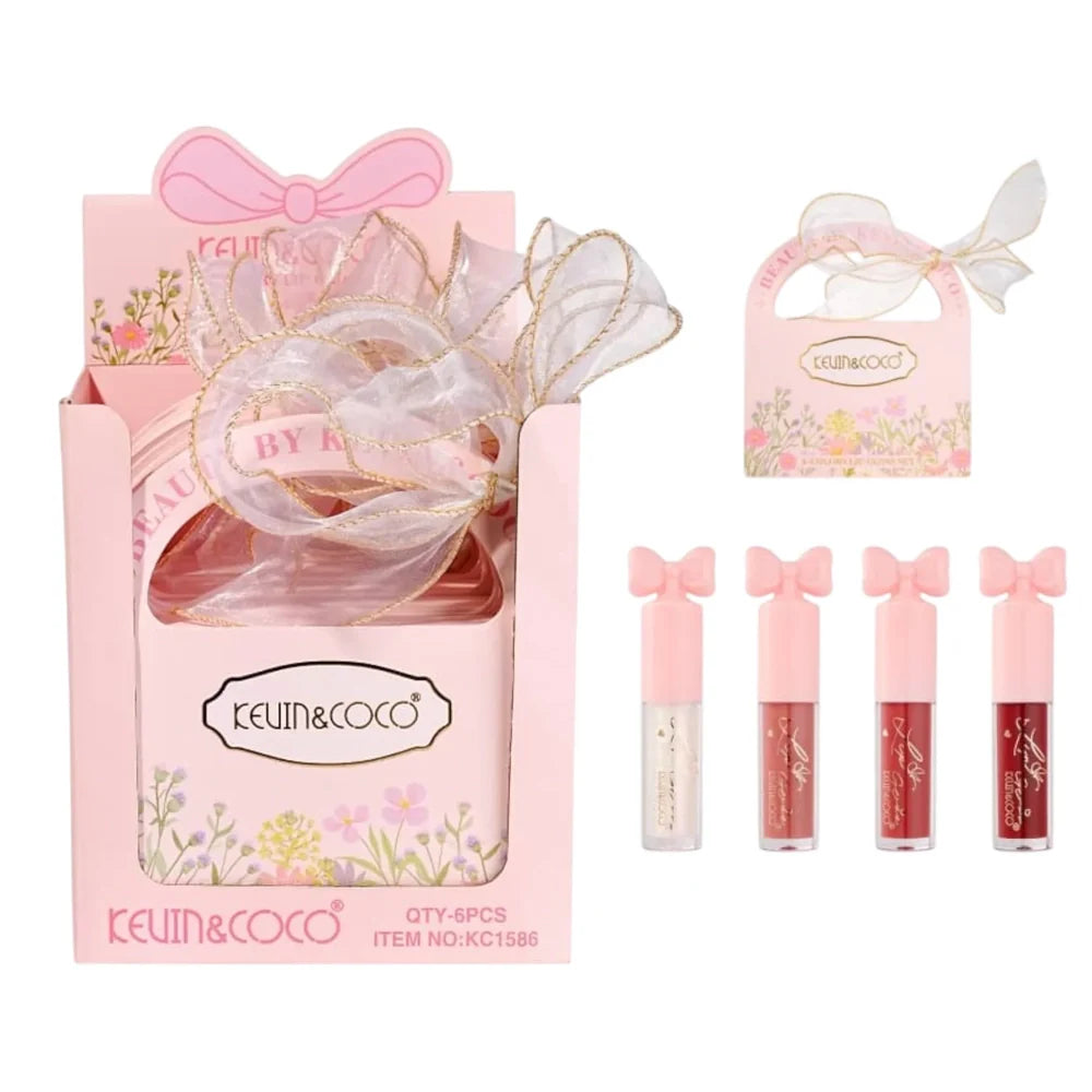 Kevin & Coco 4 Colors Lip Gloss Set