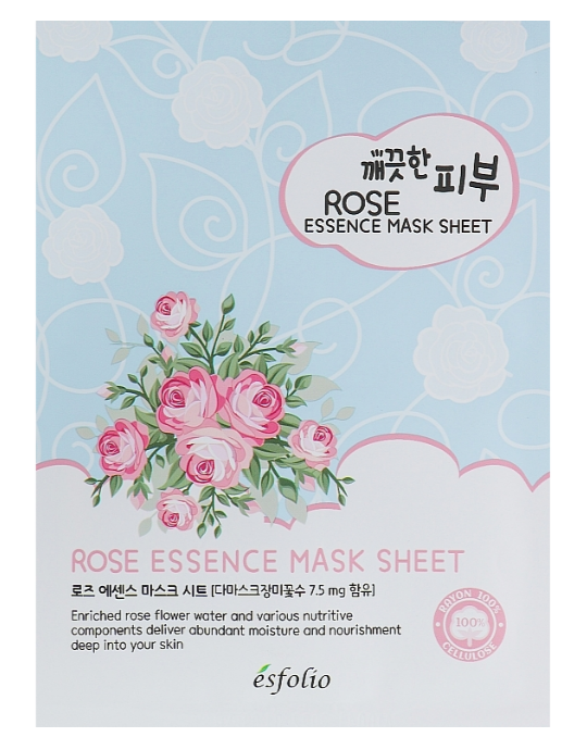 Esfolio Rose Essence Sheet Mask