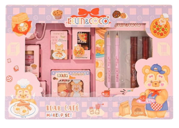 Kevin & Coco Bear Café Makeup Set